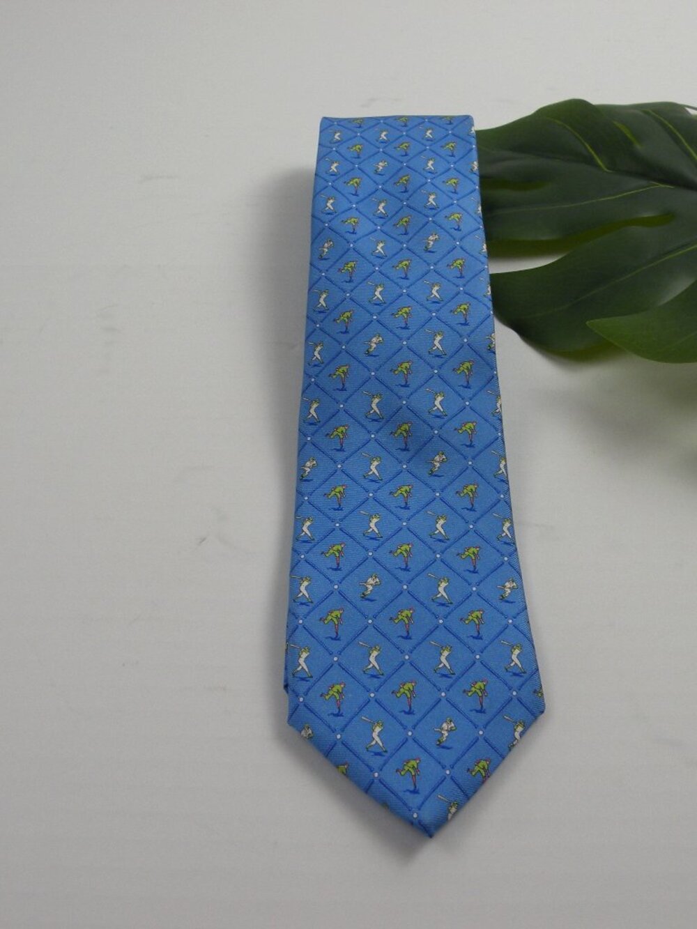 Bird Dog Bay men's silk tie "National Past Time" Baseball Theme